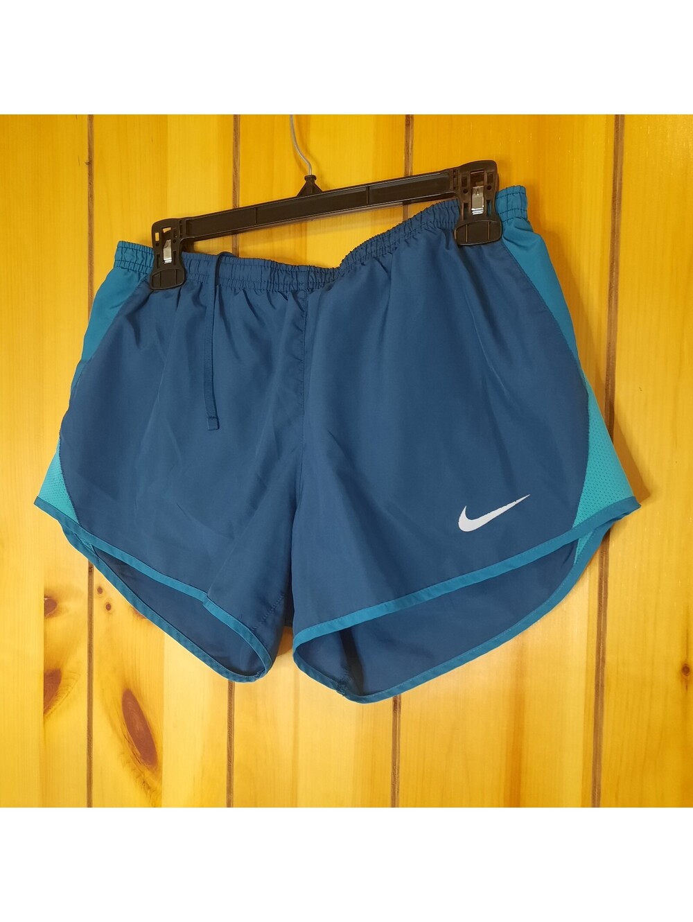 Women's Nike Dri Fit Lined Activewear Running Shorts Size Medium Teal